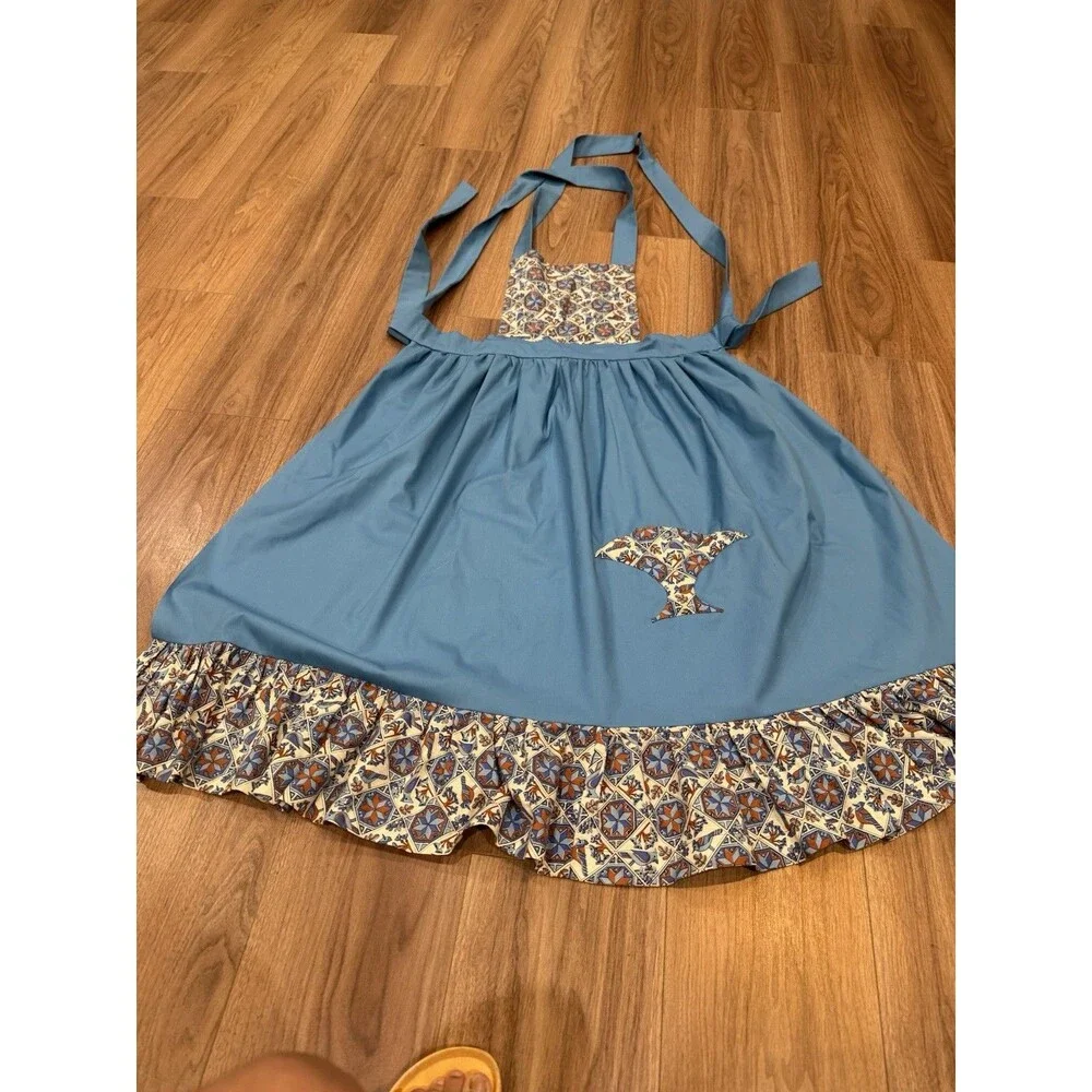Floral Cute Apron Smock , Cooking, Bar‎ Very Nice